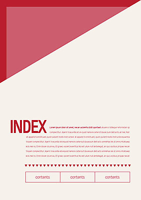 템플릿 내지 분홍색 사람없음 빨간색 삼각형 프레젠테이션 문서템플릿 서식 레이아웃 문서 제안서 목차 이미지템플릿 AI파일 도형 컬러 파일형식 벡터