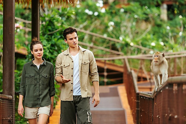 포토 JPG 주간 서양인 나무 직업 한마리 응시 공원 여자 남자 난간 파타야 태국 동물원 서기 상반신 20대 성인 야외 두명 앞모습 아웃포커스 원숭이 사육사 국내포토 자연요소 외국인 식물 1 시선 공공시설 아시아 뷰포인트 포유류 모션 촬영기법 사람 청년 파일형식