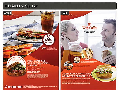 외국인 템플릿 커플 여자 남자 ZIP 포스터 샌드위치 성인 두명 전단템플릿 전단 브런치 아이스커피 인디자인 INDD 이미지템플릿 커피 음식 관계 사람 인종 식사 홍보물 파일형식