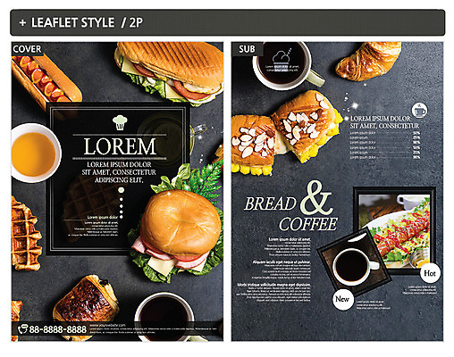 템플릿 ZIP 포스터 디저트 샌드위치 사람없음 크루아상 전단템플릿 전단 브런치 핫도그 인디자인 INDD 이미지템플릿 음식 빵 패스트푸드 식사 홍보물 파일형식