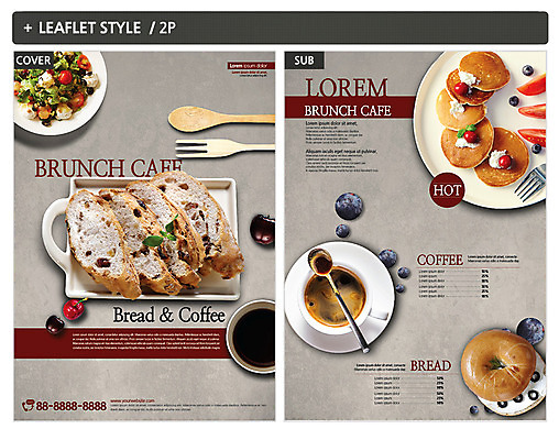 템플릿 ZIP 포스터 커피 사람없음 샐러드 전단템플릿 전단 블루베리 브런치 베이글 팬케이크 인디자인 INDD 이미지템플릿 음료 음식 빵 과일 케이크 식사 홍보물 파일형식