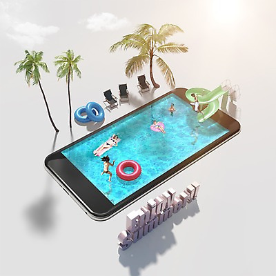 주간 PSD 서양인 외국인 편집이미지 여자 남자 어린이 수영장 여러명 성인 야외 그래픽 여름 스마트폰 야자수 3D 디지털합성 선베드 튜브 워터슬라이드 편집3D 자연요소 나무 계절 다수 의자 사람 인종 핸드폰 스마트기기 파일형식