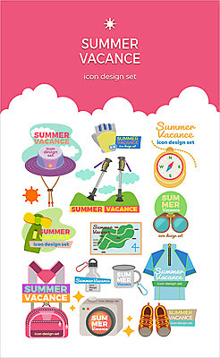 아이콘 모자 장갑 운동화 티셔츠 지도 배낭 지팡이 휴가 사람없음 컵 여름 여름휴가 바캉스 세트 카메라 등산 망원경 선풍기 나침반 물병 등산용품 웹아이콘 2D아이콘 AI파일 식기 잡화 계절 신발 셔츠 가방 전자제품 트래킹 가전제품 물통 레포츠용품 파일형식 벡터 여름_계절