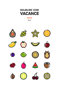 아이콘 오렌지 과일 바나나 사람없음 여름 여름휴가 바캉스 세트 체리 사과 자몽 라인아이콘 열대과일 청포도 블루베리 웹아이콘 라임 코코넛 자두 무화과 용과 리치 메론빵 볼드라인 2D아이콘 AI파일 계절 빵 포도 휴가 파일형식 벡터 여름_계절