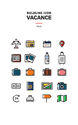 아이콘 여행 지도 가방 비행기 사람없음 물 여름 여름휴가 바캉스 세트 카메라 여행가방 달력 신용카드 계획 항공권 라인아이콘 여행용품 여권 웹아이콘 위치 볼드라인 2D아이콘 AI파일 자연요소 잡화 계절 컨셉 항공교통 휴가 대중교통 금융 전자제품 티켓 오브젝트 파일형식 벡터 여름_계절