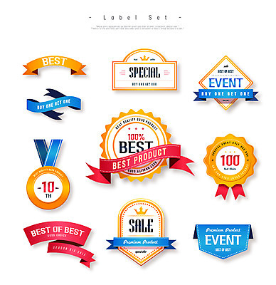 리본 일러스트 이벤트 사람없음 쇼핑 세트 라벨 세일 최고 메달 스페셜 국내일러스트 AI파일 프레임 상_상패 파일형식 벡터