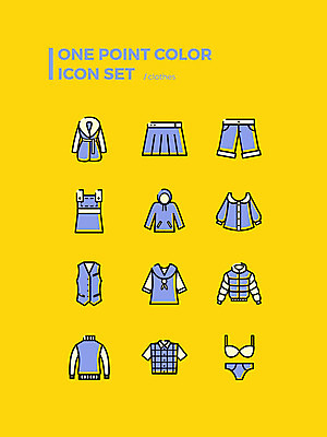 아이콘 옷 원피스 셔츠 남방 바지 사람없음 세트 치마 다양 코트 조끼 속옷 스웨터 블라우스 웹아이콘 패딩 후드집업 멜빵치마 2D아이콘 AI파일 다수 상의 하의 점퍼 외투 겉옷 멜빵 파일형식 벡터