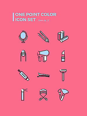 아이콘 사람없음 세트 뷰티 거울 립스틱 미용용품 머리핀 네일아트 마스카라 매니큐어 웹아이콘 헤어롤 면도기 뷰러 고데기 메이크업브러쉬 미스트 2D아이콘 AI파일 장신구 위생용품 화장품 화장용품 붓 오브젝트 헤어용품 파일형식 벡터