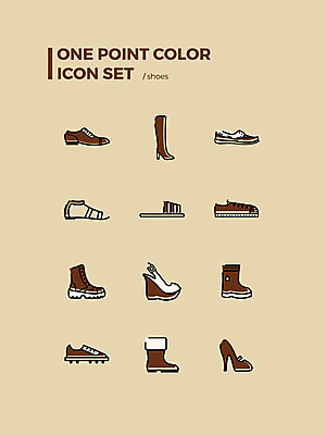아이콘 운동화 신발 슬리퍼 부츠 장화 사람없음 세트 다양 하이힐 샌들 웹아이콘 축구화 워커 정장구두 웨지힐 로퍼 2D아이콘 AI파일 구두 다수 축구용품 여성화 파일형식 벡터