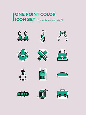 아이콘 서류가방 목걸이 장신구 넥타이 사람없음 세트 귀걸이 목도리 다양 핸드백 벨트 반지 머리띠 웹아이콘 백팩 베레모 브로치 다이아몬드반지 2D아이콘 AI파일 모자_잡화 잡화 다수 가방 파일형식 벡터