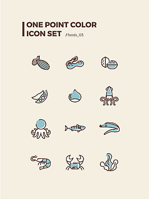 아이콘 식재료 새우 사람없음 세트 다양 꽃게 밤 오징어 완두콩 땅콩 호두 웹아이콘 문어 아몬드 고등어 미역 갈치 2D아이콘 AI파일 다수 콩 연체동물 갑각류 어류 수중동물 견과류 게 해조류 파일형식 벡터