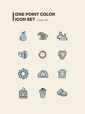 아이콘 과일 디저트 사람없음 세트 크래커 케이크 다양 원두 배 도넛 송편 웹아이콘 토스트 마카롱 크레페 호빵 2D아이콘 AI파일 커피 음식 빵 다수 떡 쿠키 파일형식 벡터