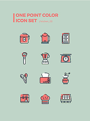 아이콘 주방용품 요리사모자 저울 사람없음 세트 다양 커피메이커 믹서 웹아이콘 병따개 밥솥 강판 얼음틀 전기포트 정수기 토스트기 허니디퍼 사운드믹서 2D아이콘 AI파일 모자_잡화 음향기기 생활용품 다수 요리사 가전제품 도구 커피용품 파일형식 벡터