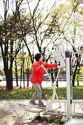 포토 JPG 주간 전신 나무 응시 공원 여자 중년 50대 중년라이프 한명 서기 미소 야외 옆모습 아웃포커스 운동복 운동 운동기구 한국인 중년여자한명만 국내포토 자연요소 식물 1 라이프스타일 시선 옷 공공시설 뷰포인트 모션 촬영기법 표정 건강 사람 동양인 성인 헬스 여자한명만 중년여자만 파일형식