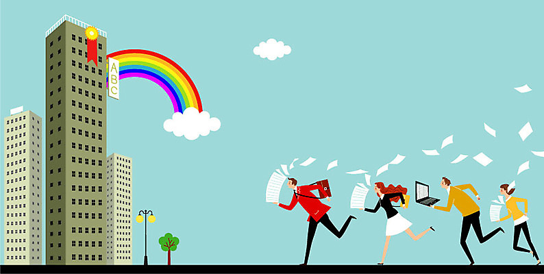 전신 나무 구름 여자 남자 무지개 가로등 일러스트 회사 비즈니스 직장 서기 여러명 성인 건물 달리기 경쟁 구직 문서 취업준비생 국내일러스트 AI파일 자연요소 식물 건축물 공공시설 다수 컨셉 모션 사람 파일형식 벡터