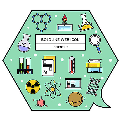 아이콘 종이 지구 말풍선 돋보기 세포 실험 사람없음 책 온도계 체온계 과학자 비커 웹아이콘 카툰스타일 뉴턴 볼드라인 직업아이콘 2D아이콘 AI파일 직업 과학 실험기구 라인아이콘 학자 파일형식 벡터
