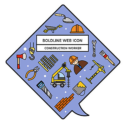 아이콘 남자 벽 말풍선 벽돌 공사 한명 페인트 수레 건설현장 붓 안전모 헬멧 건축가 포크레인 웹아이콘 도끼 톱 펜치 카툰스타일 니퍼 볼드라인 직업아이콘 2D아이콘 AI파일 직업 1 건설업 사람 카트 공구 중장비 안전장비 보호장비 라인아이콘 파일형식 벡터