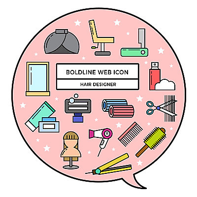 아이콘 말풍선 의자 가위 사람없음 거울 머리빗 가운 미용실 디자이너 드라이어 미용사 가발 웹아이콘 롤러 카툰스타일 매직기 무스 볼드라인 직업아이콘 2D아이콘 AI파일 직업 옷 가구 문구용품 미용용품 뷰티샵 라인아이콘 헤어용품 파일형식 벡터