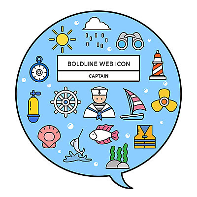 구름 아이콘 남자 바다 시계 말풍선 조개 등대 어류 한명 태양 맑음 망원경 돌_바위 비 돛단배 키_배핸들 웹아이콘 엔진 카툰스타일 산소 선장 구명보트 산소호흡기 볼드라인 직업아이콘 2D아이콘 AI파일 자연요소 1 배_교통 날씨 어패류 사람 수중동물 원소 안전장비 핸들 라인아이콘 파일형식 벡터
