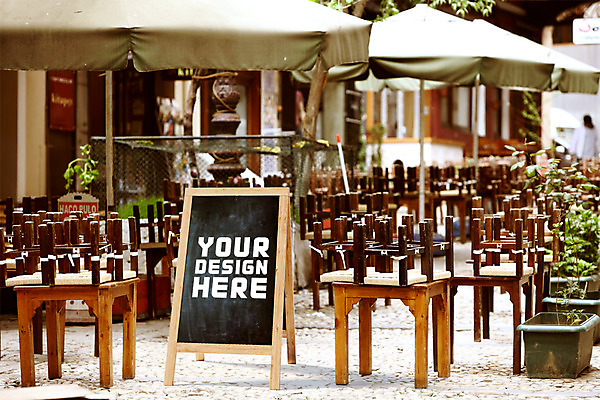 주간 PSD 편집 편집이미지 의자 간판 사람없음 야외 그래픽 3D 칠판 카페 디지털합성 합성 노천카페 디자인소스 옥외광고 입간판 디지털아트 목업 편집3D 자연요소 가구 상점 파일형식 편집소스