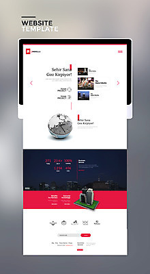 PSD 템플릿 건축물 분홍색 웹템플릿 비즈니스 사이트템플릿 빌딩 사람없음 홈페이지 지구본 홈페이지시안 이미지템플릿 건축 컬러 건물 파일형식