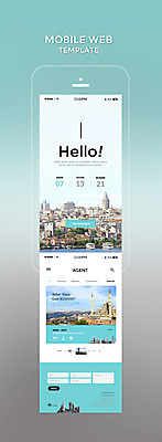 PSD 템플릿 건축물 해외여행 웹템플릿 하늘색 디자인시안 모바일 사람없음 스마트폰 홈페이지 도시 모바일템플릿 모바일웹 이미지템플릿 해외 건축 여행 파란색 핸드폰 스마트기기 파일형식