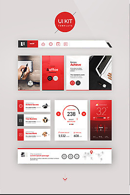 PSD 템플릿 손 웹템플릿 비즈니스 디자인시안 신체부위 빨간색 노트북 세트 홈페이지 사무용품 UI 스프링수첩 UI키트 이미지템플릿 컬러 문구용품 사람 전자제품 다이어리 파일형식