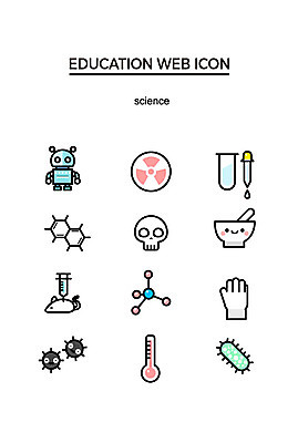 아이콘 교육 과학 장갑 해골 세포 사람없음 세트 귀여움 다양 바이러스 온도계 체온계 스포이트 로봇 웹아이콘 막자사발 방사능 화학식 2D아이콘 AI파일 잡화 다수 컨셉 뼈 사발 공식 피펫 파일형식 벡터