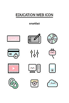 아이콘 교육 사람없음 스마트기기 컴퓨터 세트 귀여움 다양 CD 키보드 플러그 전기에너지 볼륨 MP3 접속 웹아이콘 동영상 클라우드서비스 보안카드 소셜네트워크 2D아이콘 AI파일 다수 컨셉 금융 전자제품 에너지 서비스 파일형식 벡터