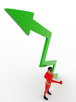 포토 JPG 해외이미지 캐릭터 컨셉 일러스트 그래프 화살 아이디어 3 서기 사람없음 그래픽 초록색 3D 성장 흰색 만화 아래 치수 슈퍼히어로 해외202004 해외포토 컬러 모션 방향 디지털합성 위치 영웅 파일형식 이미지허브