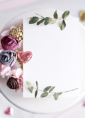 포토 JPG 해외이미지 꽃 종이 프레임 선물 사람없음 장미 나뭇가지 목업 해외202004 해외포토 나무 식물 파일형식 이미지허브