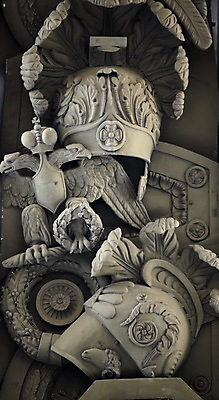 포토 JPG 해외이미지 조각 패턴 왕관 경비 사람없음 화환 힘 골동품 역사 보호 헬멧 심볼 군용 방패 보호자 우화 포식 필승 해외202004 해외포토 꽃 컨셉 무늬 군대 안전 우승 보호장비 파일형식 이미지허브