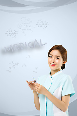 PSD 편집이미지 여자 의학 건강 주사기 한명 서기 미소 들기 상반신 20대 성인 앞모습 한국인 간호사 성인여자한명만 이미지편집 1 뷰포인트 의료기기 모션 표정 사람 동양인 청년 의료진 여자한명만 성인여자만 파일형식