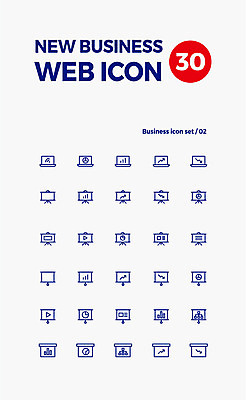 아이콘 비즈니스 그래프 사람없음 노트북 세트 스크린 발표 하락 보고 라인아이콘 상승 와이파이 웹아이콘 빔프로젝트 2D아이콘 AI파일 컨셉 전자제품 무선인터넷 파일형식 벡터