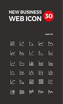 아이콘 화살표 비즈니스 수치 그래프 사람없음 세트 자료 하락 방향 라인아이콘 상승 웹아이콘 꺾은선그래프 서류판 2D아이콘 AI파일 컨셉 사무용품 파일형식 벡터