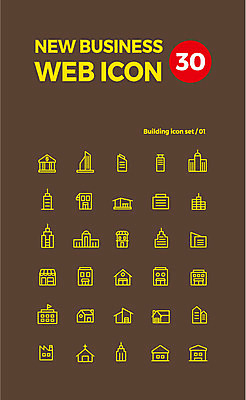 아이콘 비즈니스 공장 학교 부동산 아파트 주택 빌딩 사람없음 건물 세트 교회 상점 라인아이콘 은행 웹아이콘 분양 2D아이콘 AI파일 건축물 교육 공업 종교건축 금융 재산 파일형식 벡터