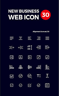 아이콘 비즈니스 돋보기 사람없음 세트 크기 라인아이콘 체크표시 확인 일렬 웹아이콘 축소 2D아이콘 AI파일 파일형식 벡터