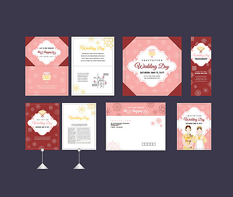 템플릿 배너템플릿 여자 남자 결혼 이벤트 두명 세트 현수막 전통혼례 전단 청첩장 엽서 초대장 약도 소봉투 행사세트 행사템플릿 AI파일 한국전통 배너 지도 편지봉투 카드_감사 사람 편지 전통의례 홍보물 파일형식 벡터