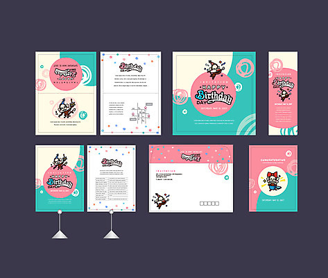 템플릿 배너템플릿 이벤트 사람없음 세트 현수막 원숭이 원형 생일 전단 엽서 초대장 약도 생일카드 소봉투 행사세트 행사템플릿 AI파일 도형 배너 기념일 지도 포유류 편지봉투 카드_감사 편지 홍보물 파일형식 벡터