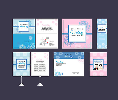 템플릿 배너템플릿 여자 남자 결혼 이벤트 두명 세트 전통무늬 현수막 전단 청첩장 엽서 초대장 약도 소봉투 행사세트 행사템플릿 AI파일 전통 배너 지도 무늬 편지봉투 카드_감사 사람 편지 홍보물 파일형식 벡터