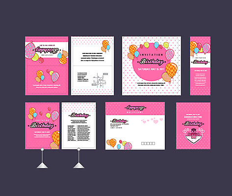 템플릿 배너템플릿 이벤트 사람없음 세트 현수막 하트 생일 전단 엽서 초대장 풍선 약도 생일카드 소봉투 행사세트 행사템플릿 AI파일 모양 배너 기념일 지도 편지봉투 카드_감사 편지 홍보물 파일형식 벡터