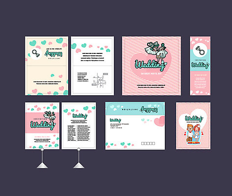 템플릿 배너템플릿 여자 남자 결혼 이벤트 여러명 세트 현수막 하트 반지 전단 청첩장 엽서 초대장 약도 소봉투 행사세트 행사템플릿 AI파일 모양 배너 다수 지도 장신구 편지봉투 카드_감사 사람 편지 홍보물 파일형식 벡터