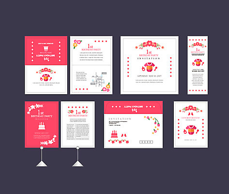 템플릿 배너템플릿 꽃 분홍색 이벤트 사람없음 세트 현수막 생일 생일케이크 전단 엽서 초대장 유아복 약도 생일카드 첫돌 소봉투 행사세트 행사템플릿 AI파일 식물 배너 옷 기념일 컬러 지도 편지봉투 카드_감사 케이크 아기용품 편지 홍보물 파일형식 벡터