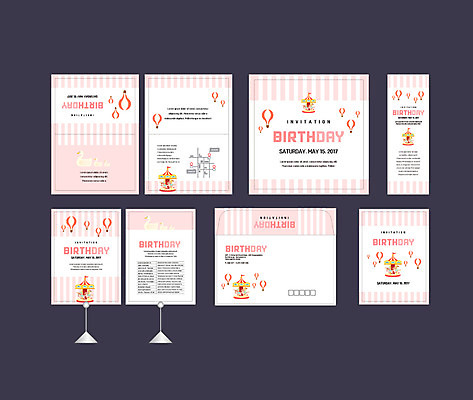 템플릿 배너템플릿 이벤트 사람없음 세트 현수막 열기구 생일 전단 엽서 초대장 약도 회전목마 생일카드 소봉투 행사세트 행사템플릿 AI파일 배너 기념일 지도 항공교통 편지봉투 카드_감사 놀이기구 편지 홍보물 파일형식 벡터