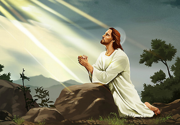 전신 PSD 남자 기독교 일러스트 한명 성인 빛 성경 올려보기 바위 기도 예수 성경이야기 성화 은혜 국내일러스트 1 종교 종교용품 모션 이야기 사람 돌_바위 신_종교 파일형식