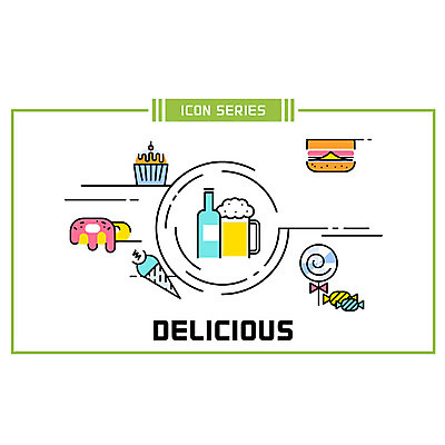 일러스트 아이스크림 디저트 맥주 주류 사탕 사람없음 다양 햄버거 도넛 컵케이크 국내일러스트 AI파일 음료 음식 다수 패스트푸드 케이크 파일형식 벡터