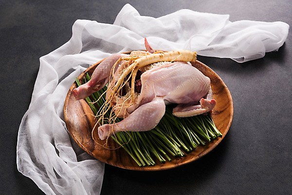 포토 JPG 스튜디오촬영 접시 한식 식재료 여름음식 실내 건강 사람없음 여름 쌀 인삼 천 대추 보양식 삼계탕 부추 생닭 제철음식 국내포토 식기 계절 음식 채소 곡류 내부 직물 닭 삼 몸보신 제철 파일형식 여름_계절