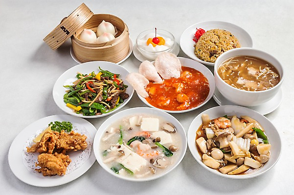 포토 JPG 접시 음식 사람없음 중식 치킨 탕 볶음 볶음밥 딤섬 버섯볶음 대나무찜기 국내포토 식기 찜기 닭고기요리 파일형식