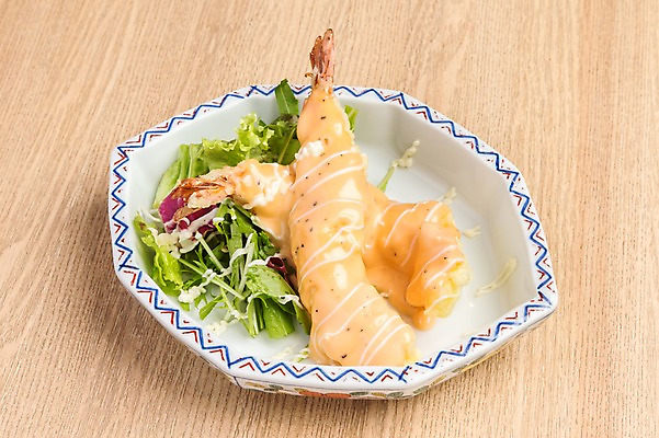 포토 JPG 접시 음식 채소 새우 사람없음 샐러드 해물요리 소스 해산물 새우요리 일본음식 국내포토 식기 갑각류 양념 파일형식