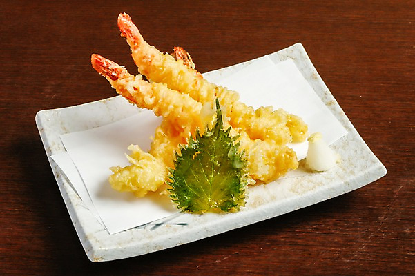 포토 JPG 접시 종이 음식 새우 사람없음 깻잎 새우튀김 깻잎튀김 일본음식 국내포토 식기 채소 갑각류 튀김 파일형식